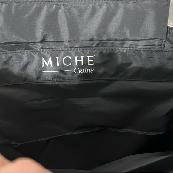 🤩 NEW ITEM! Celine Prima Shell Bag Dove Gray Pebble Textured Faux Leather - Picture 6 of 7